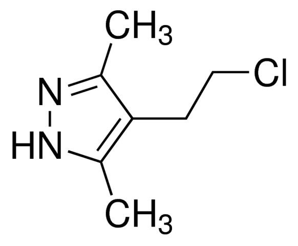 3,5-dimethyl-4-(2-chloroethyl)-1H-pyrazole