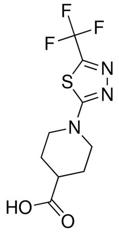 1-[5-(trifluoromethyl)-1,3,4-thiadiazol-2-yl]piperidine-4-carboxylic acid