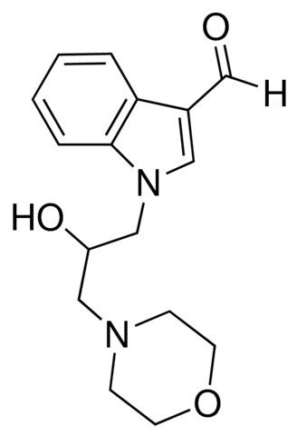 1-[2-Hydroxy-3-(4-morpholinyl)propyl]-1<i>H</i>-indole-3-carbaldehyde