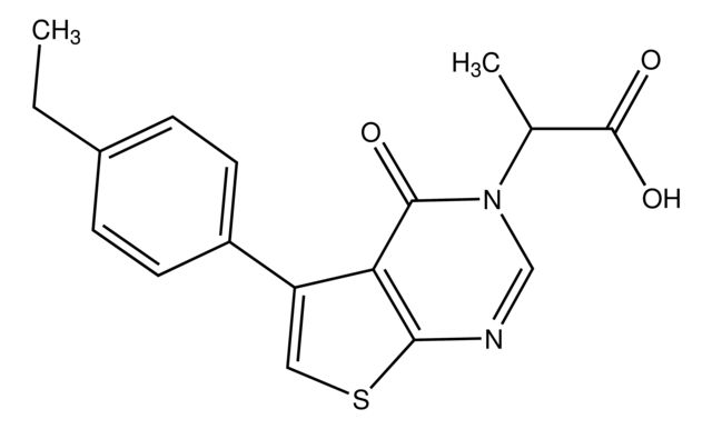 2-[5-(4-Ethylphenyl)-4-oxothieno[2,3-<i>d</i>]pyrimidin-3(4<i>H</i>)-yl]propionic acid