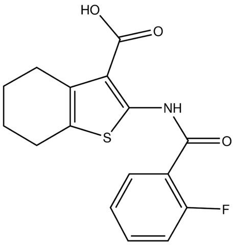 2-[(2-Fluorobenzoyl)amino]-4,5,6,7-tetrahydro-1-benzothiophene-3-carboxylic acid