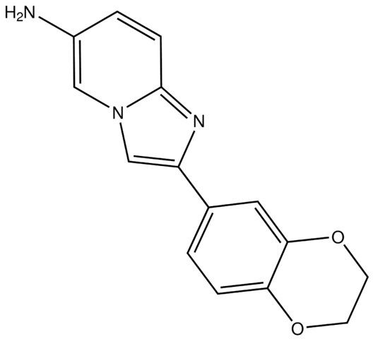 2-(2,3-Dihydrobenzo[<i>b</i>][1,4]dioxin-6-yl)imidazo[1,2-<i>a</i>]pyridin-6-amine