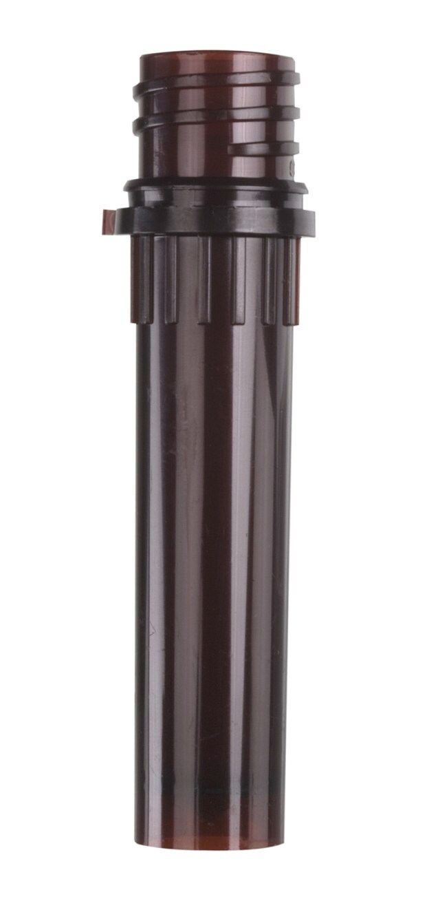 Screw cap tubes without caps, conical bottom, self-standing