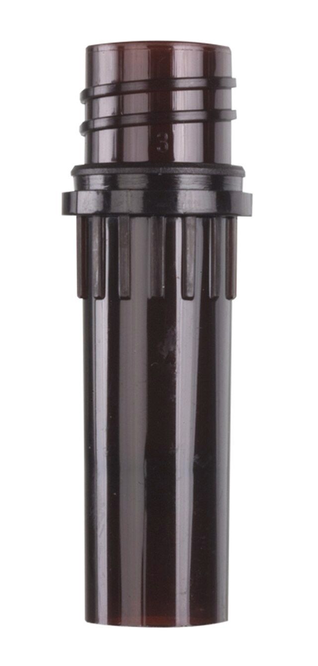 Screw cap tubes without caps, conical bottom, self-standing