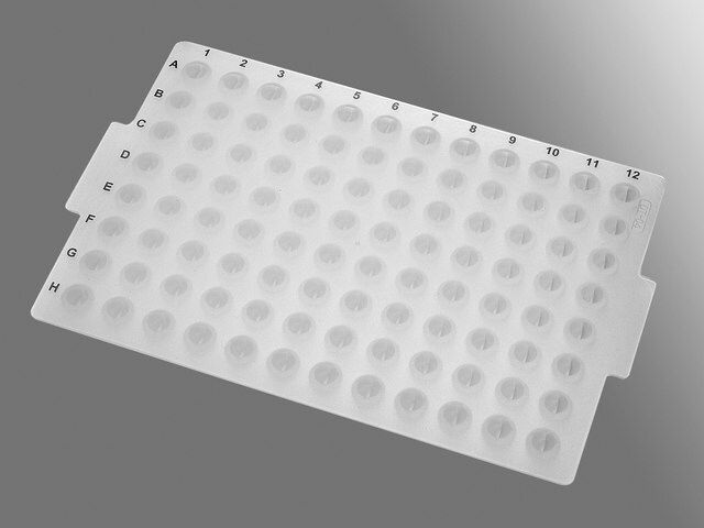 Silicone sealing mat for 500 L V-bottom deep well plates