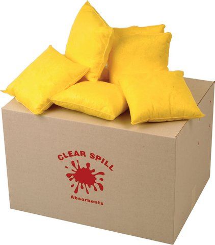 Chemical spill cushions