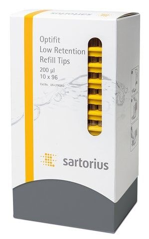 Sartorius low-retention pipette tips