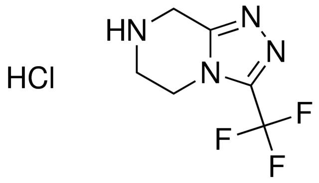 3-(Trifluoromethyl)-1,2,4-triazolo[4,3-<i>a</i>]piperazine hydrochloride