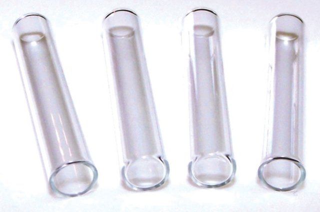 Certified glass inserts for 12 x 32 mm, large opening vials