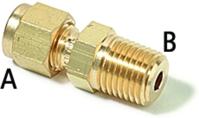 Swagelok<sup>®</sup> Connector to Male NPT