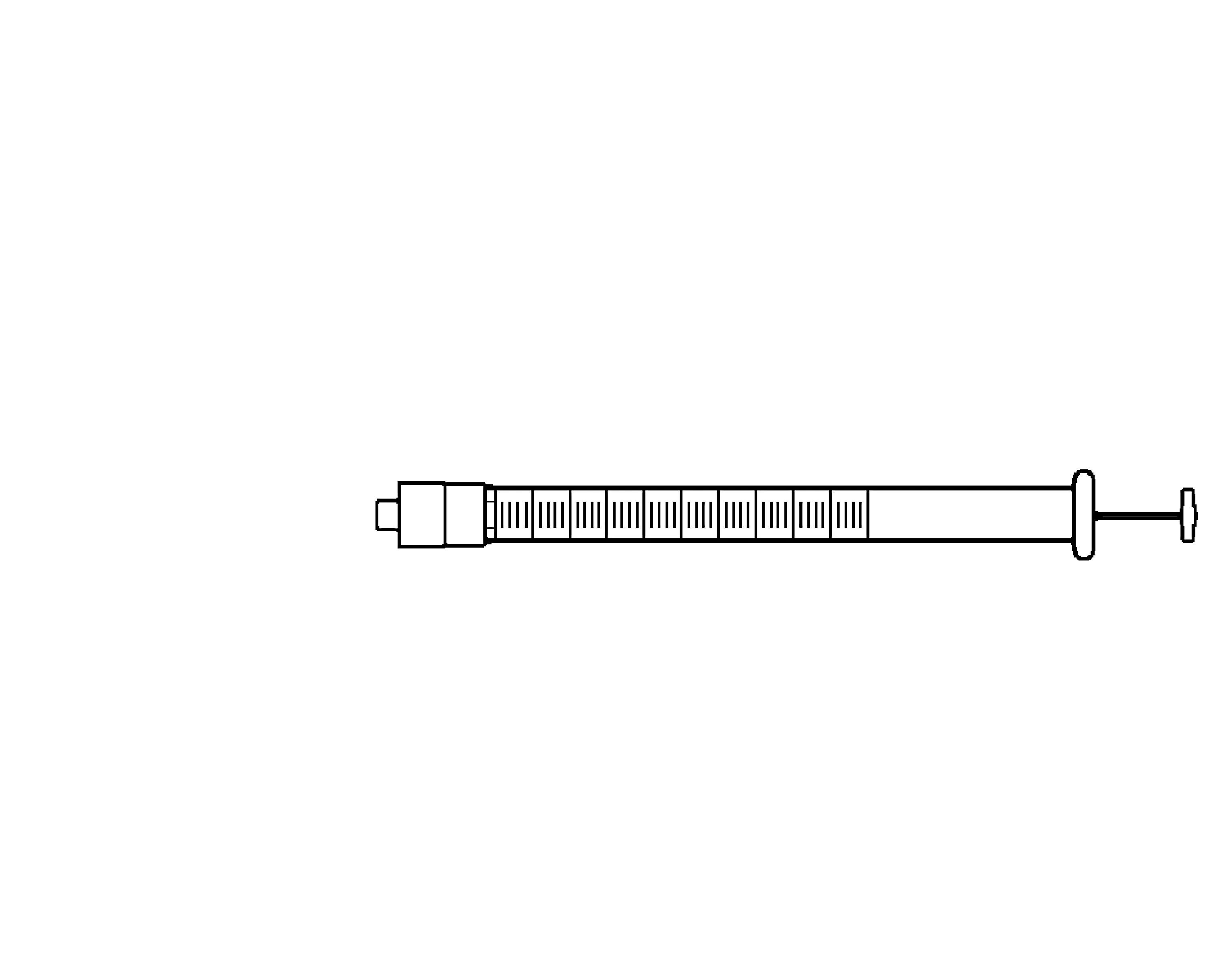 Hamilton<sup>®</sup> syringe, 1000 series GASTIGHT<sup>®</sup>, PTFE luer lock