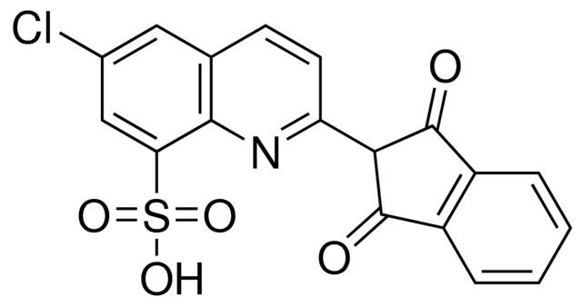 6-CHLORO-2-(1,3-DIOXO-2,3-DIHYDRO-1H-INDEN-2-YL)-8-QUINOLINESULFONIC ACID