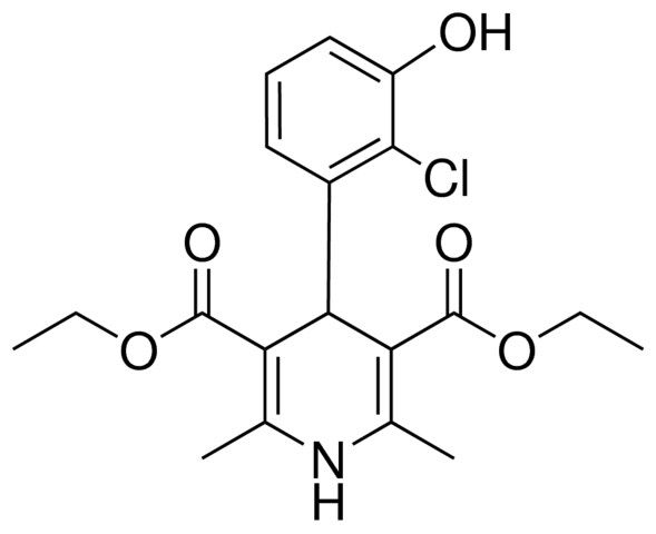 DIETHYL 4-(2-CHLORO-3-HYDROXYPHENYL)-2,6-DIMETHYL-1,4-DIHYDRO-3,5-PYRIDINEDICARBOXYLATE