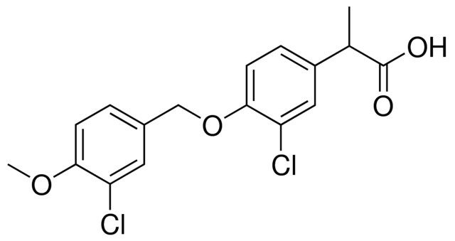 2-[3-CHLORO-4-[(3-CHLORO-4-METHOXYBENZYL)OXY]PHENYL]PROPANOIC ACID