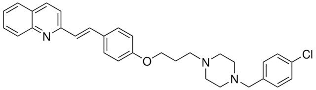 2-[2-(4-[3-[4-(4-CHLOROBENZYL)-1-PIPERAZINYL]PROPOXY]PHENYL)ETHENYL]QUINOLINE