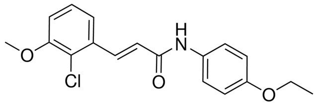 3-(2-CHLORO-3-METHOXYPHENYL)-N-(4-ETHOXYPHENYL)-2-PROPENAMIDE