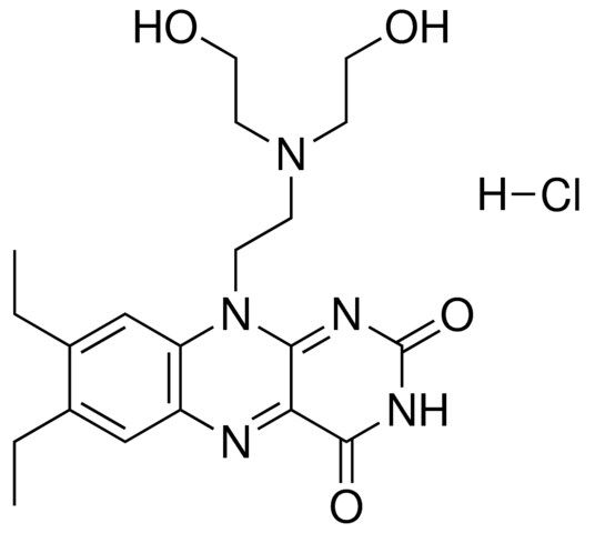 7,8-DIETHYL-10-{2-[BIS(2-HYDROXYETHYL)AMINO]ETHYL}ISOALLOXAZINE HYDROCHLORIDE