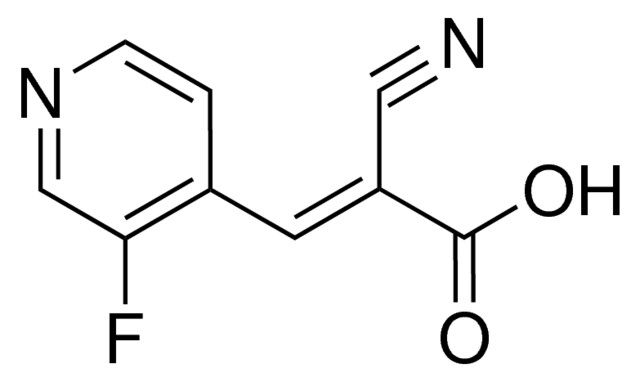 2-CYANO-3-(3-FLUORO-4-PYRIDINYL)-2-PROPENOIC ACID