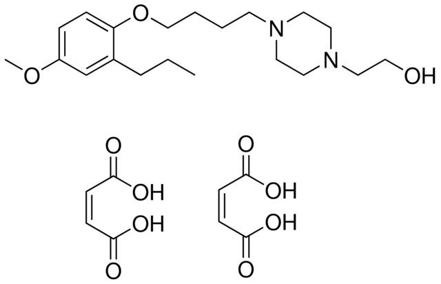 2-[4-[4-(4-METHOXY-2-PROPYLPHENOXY)BUTYL]-1-PIPERAZINYL]ETHANOL, DIMALEATE SALT