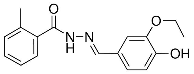 N'-(3-ETHOXY-4-HYDROXYBENZYLIDENE)-2-METHYLBENZOHYDRAZIDE