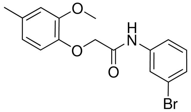 N-(3-BROMOPHENYL)-2-(2-METHOXY-4-METHYLPHENOXY)ACETAMIDE