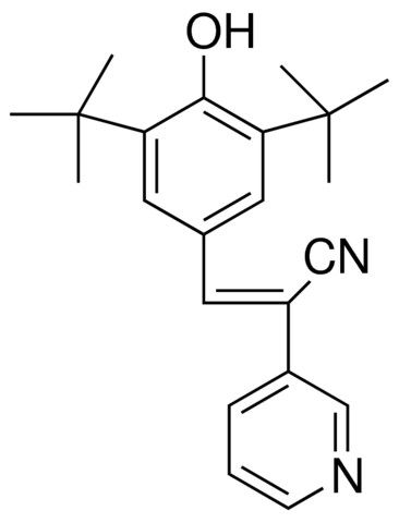 3-(3,5-DITERT-BUTYL-4-HYDROXYPHENYL)-2-(3-PYRIDINYL)-2-PROPENENITRILE