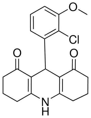 9-(2-CHLORO-3-METHOXYPHENYL)-3,4,6,7,9,10-HEXAHYDRO-1,8(2H,5H)-ACRIDINEDIONE