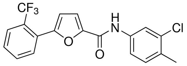 N-(3-CHLORO-4-METHYLPHENYL)-5-(2-(TRIFLUOROMETHYL)PHENYL)-2-FURAMIDE