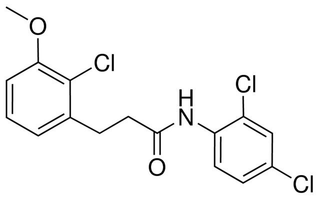 3-(2-CHLORO-3-METHOXYPHENYL)-N-(2,4-DICHLOROPHENYL)PROPANAMIDE