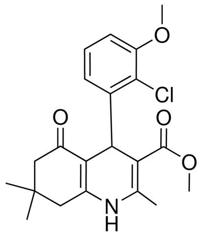 METHYL 4-(2-CHLORO-3-METHOXYPHENYL)-2,7,7-TRIMETHYL-5-OXO-1,4,5,6,7,8-HEXAHYDRO-3-QUINOLINECARBOXYLATE