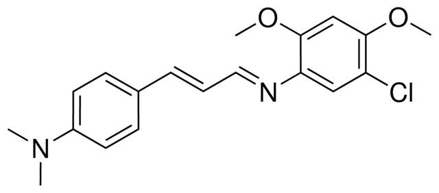 5-CHLORO-N-(3-(4-(DIMETHYLAMINO)PHENYL)-2-PROPENYLIDENE)-2,4-DIMETHOXYANILINE