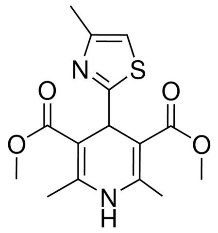 DIMETHYL 2,6-DIMETHYL-4-(4-METHYL-1,3-THIAZOL-2-YL)-1,4-DIHYDRO-3,5-PYRIDINEDICARBOXYLATE