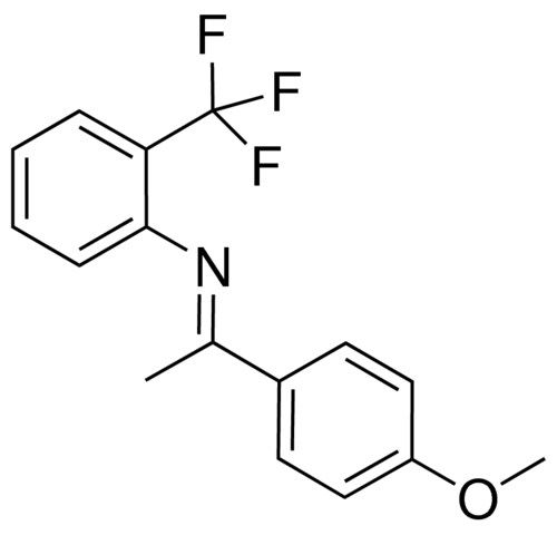 N-(1-(4-METHOXYPHENYL)ETHYLIDENE)-2-(TRIFLUOROMETHYL)ANILINE