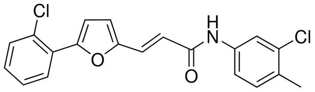 N-(3-CHLORO-4-METHYLPHENYL)-3-(5-(2-CHLOROPHENYL)-2-FURYL)-2-PROPENAMIDE