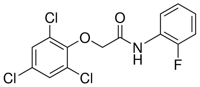 N-(2-FLUOROPHENYL)-2-(2,4,6-TRICHLOROPHENOXY)ACETAMIDE