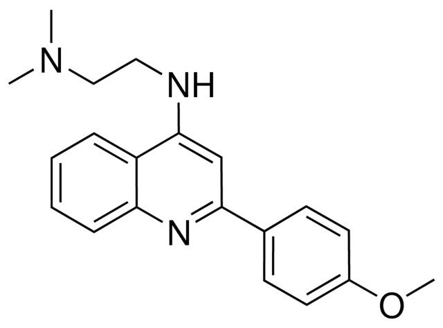 N(1)-(2-(4-METHOXYPHENYL)-4-QUINOLINYL)-N(2),N(2)-DIMETHYL-1,2-ETHANEDIAMINE