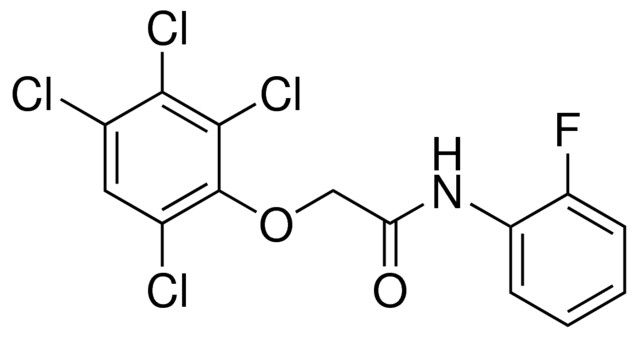 N-(2-FLUOROPHENYL)-2-(2,3,4,6-TETRACHLOROPHENOXY)ACETAMIDE