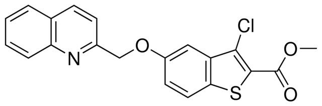 METHYL 3-CHLORO-5-(2-QUINOLINYLMETHOXY)-1-BENZOTHIOPHENE-2-CARBOXYLATE