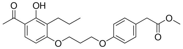 METHYL [4-[3-(4-ACETYL-3-HYDROXY-2-PROPYLPHENOXY)PROPOXY]PHENYL]ACETATE