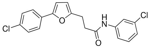 N-(3-CHLOROPHENYL)-3-(5-(4-CHLOROPHENYL)-2-FURYL)PROPANAMIDE