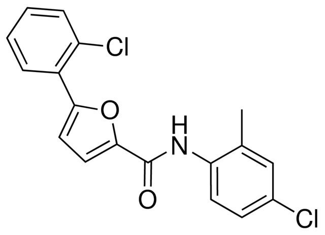 N-(4-CHLORO-2-METHYLPHENYL)-5-(2-CHLOROPHENYL)-2-FURAMIDE