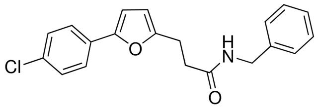 N-BENZYL-3-(5-(4-CHLOROPHENYL)-2-FURYL)PROPANAMIDE