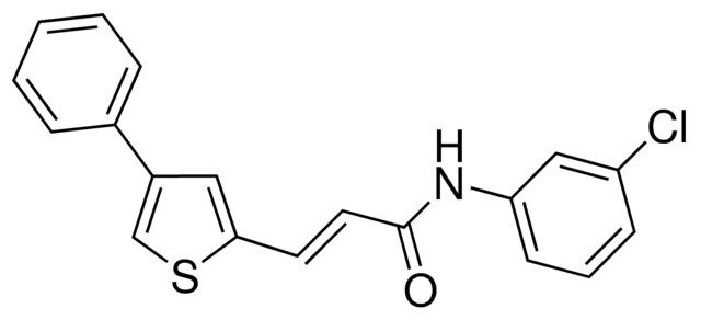 N-(3-CHLOROPHENYL)-3-(4-PHENYL-2-THIENYL)-2-PROPENAMIDE