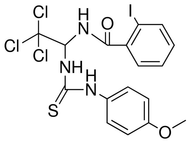 2-IODO-N-(2,2,2-TRICHLORO-1-(3-(4-METHOXY-PHENYL)-THIOUREIDO)-ETHYL)-BENZAMIDE