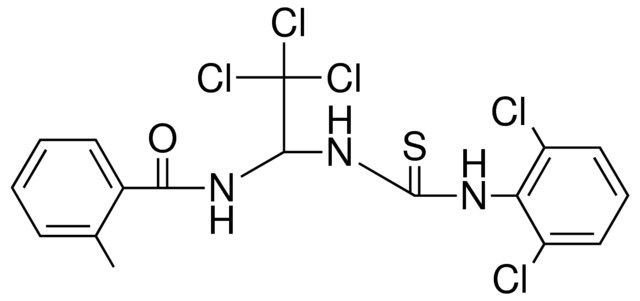 2-ME-N-(2,2,2-TRICHLORO-1-(3-(2,6-DICHLORO-PHENYL)-THIOUREIDO)-ETHYL)-BENZAMIDE