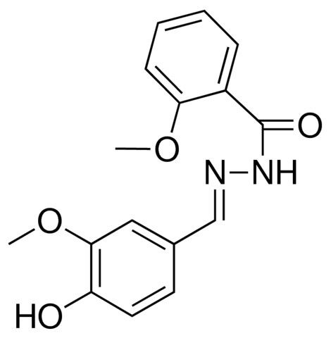 2-METHOXYBENZOIC (4-HYDROXY-3-METHOXYBENZYLIDENE)HYDRAZIDE