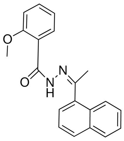 2-METHOXYBENZOIC (1-(1-NAPHTHYL)ETHYLIDENE)HYDRAZIDE