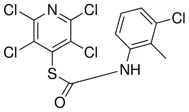 S-(2,3,5,6-TETRACHLORO-4-PYRIDYL) N-(3-CHLORO-2-METHYLPHENYL)THIOCARBAMATE