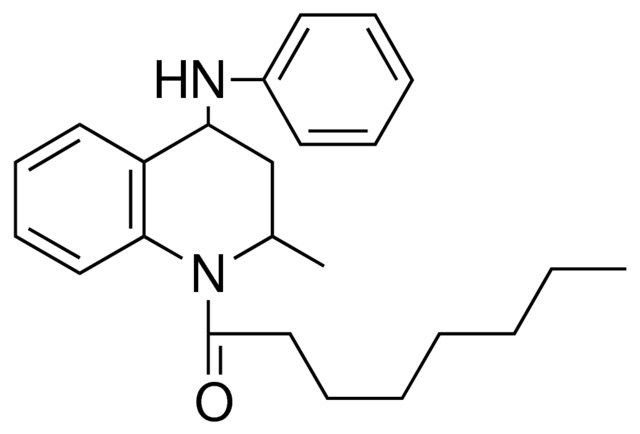 1-(2-METHYL-4-PHENYLAMINO-3,4-DIHYDRO-2H-QUINOLIN-1-YL)-OCTAN-1-ONE