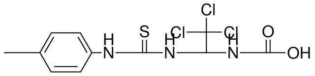 (2,2,2-TRICHLORO-1-(3-P-TOLYL-THIOUREIDO)-ETHYL)-CARBAMIC ACID